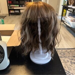 Luxurious Chestnut Waves Hair Wig